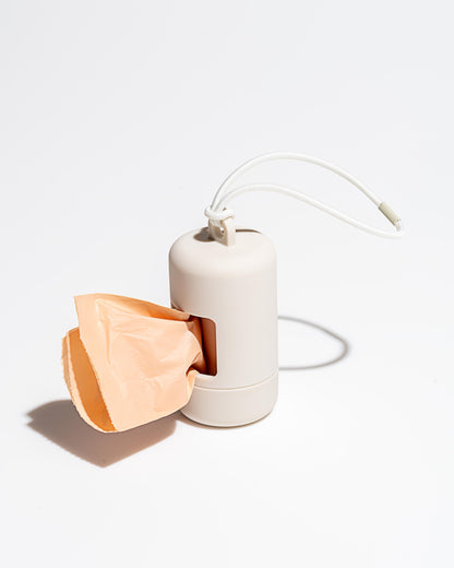 Tula Dog Poop Bag Holder — includes one roll of waste bags