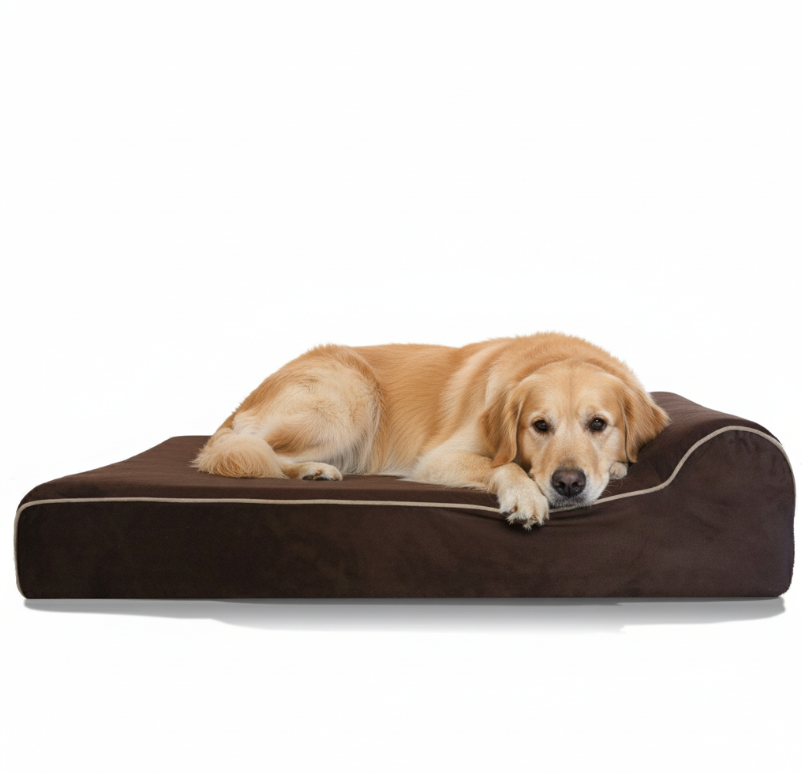 Valeo Waterproof Memory Foam Dog Bed — built specifically for larger dogs and powerful breeds